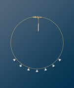 Load image into Gallery viewer, Ary Pret Threader Collection Trillion Diamond Necklace
