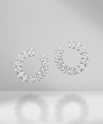 Load image into Gallery viewer, 0.30ct Oval Diamond Hoops
