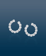 Load image into Gallery viewer, .30 Diamond Round Hoops
