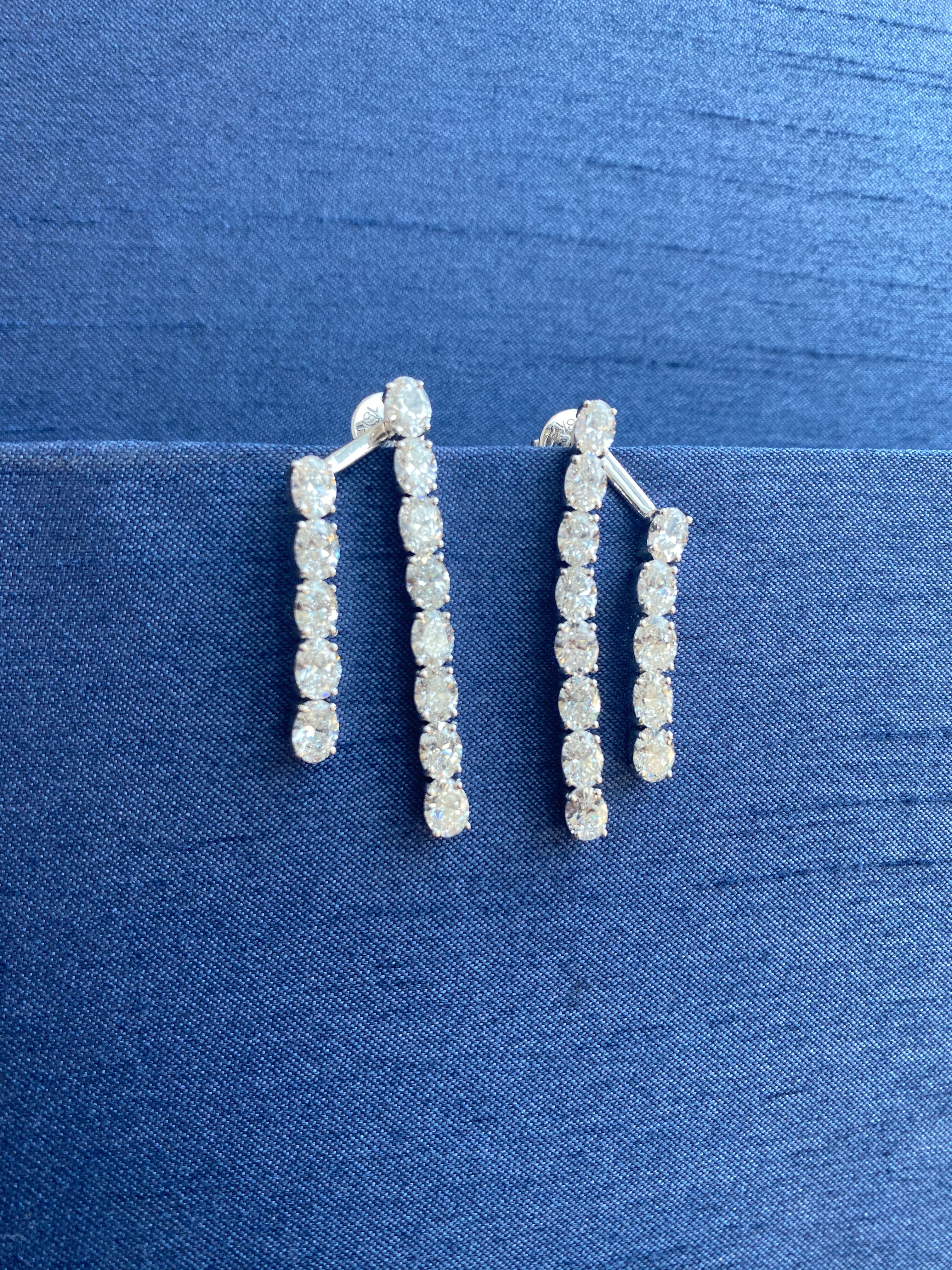 .30ct Oval Diamond Earrings
