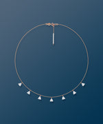 Load image into Gallery viewer, Ary Pret Threader Collection Trillion Diamond Necklace
