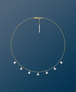 Ary Pret Threader Collection Trillion Diamond Necklace