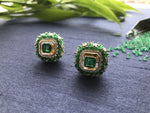 Load image into Gallery viewer, Floating 1.50/1.50ct Emerald Earrings
