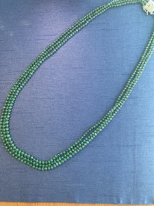 Statement Emerald Ruby & Diamond Necklace (Convertible into Brooch)