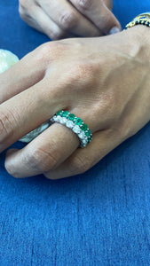 .20 Emerald Round Diamond Ring