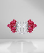 Load image into Gallery viewer, Unique Ruby &amp; Diamond Cocktail Ring
