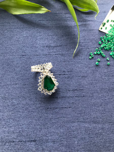 Unique 4.60ct Emerald Kite Cut Ring