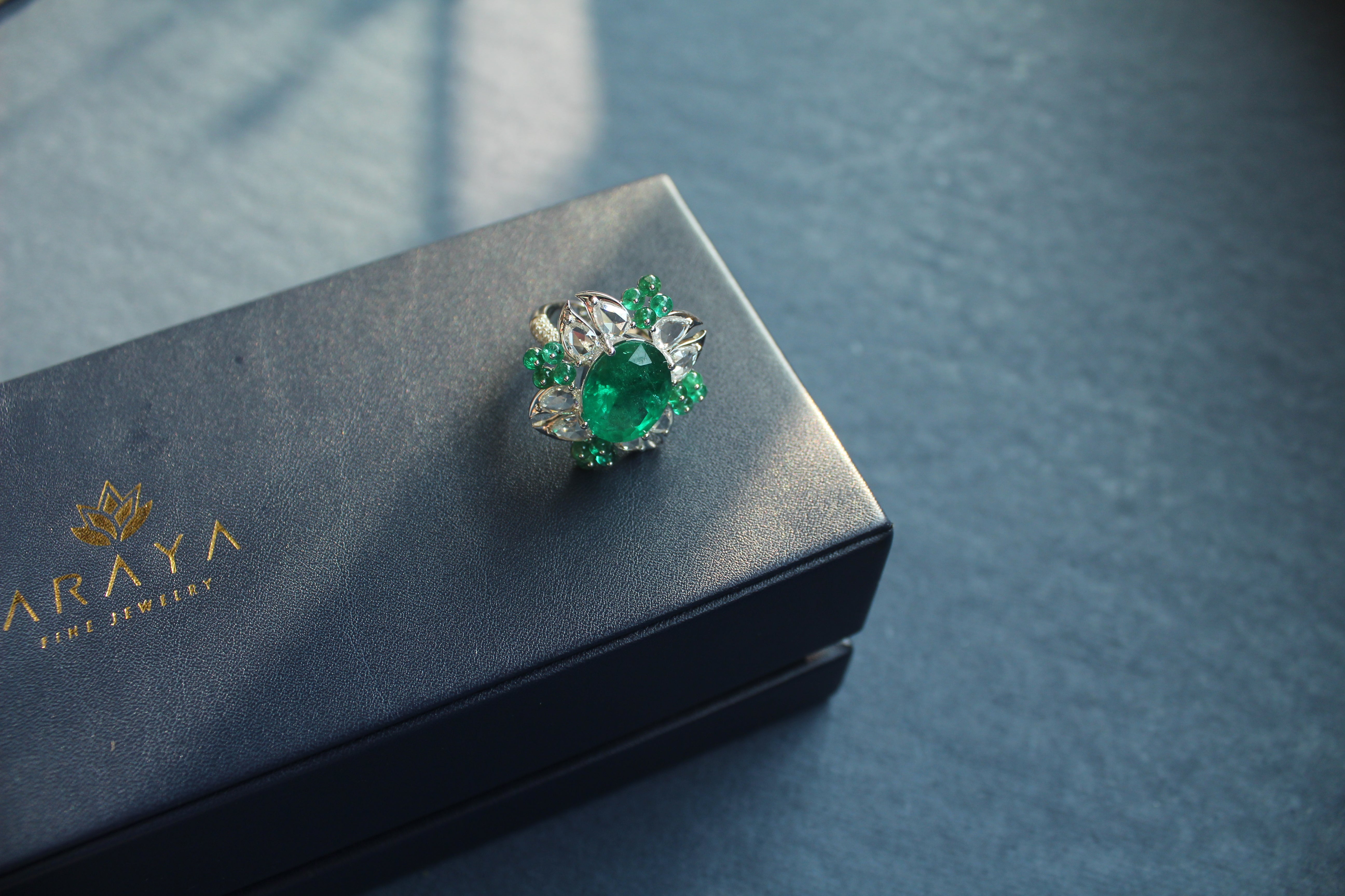 12ct Statment Emerald Ring