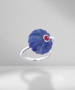 Load image into Gallery viewer, Ruby &amp; Tanzanite Ring
