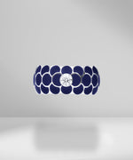 Load image into Gallery viewer, Design Enamel Rings with Round Diamonds
