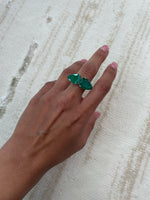 Load image into Gallery viewer, Emerald and Diamond ring
