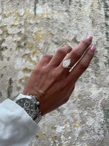 5ct Pear Diamond Ring