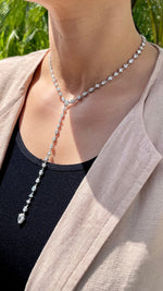 Load image into Gallery viewer, Diamond drop necklace
